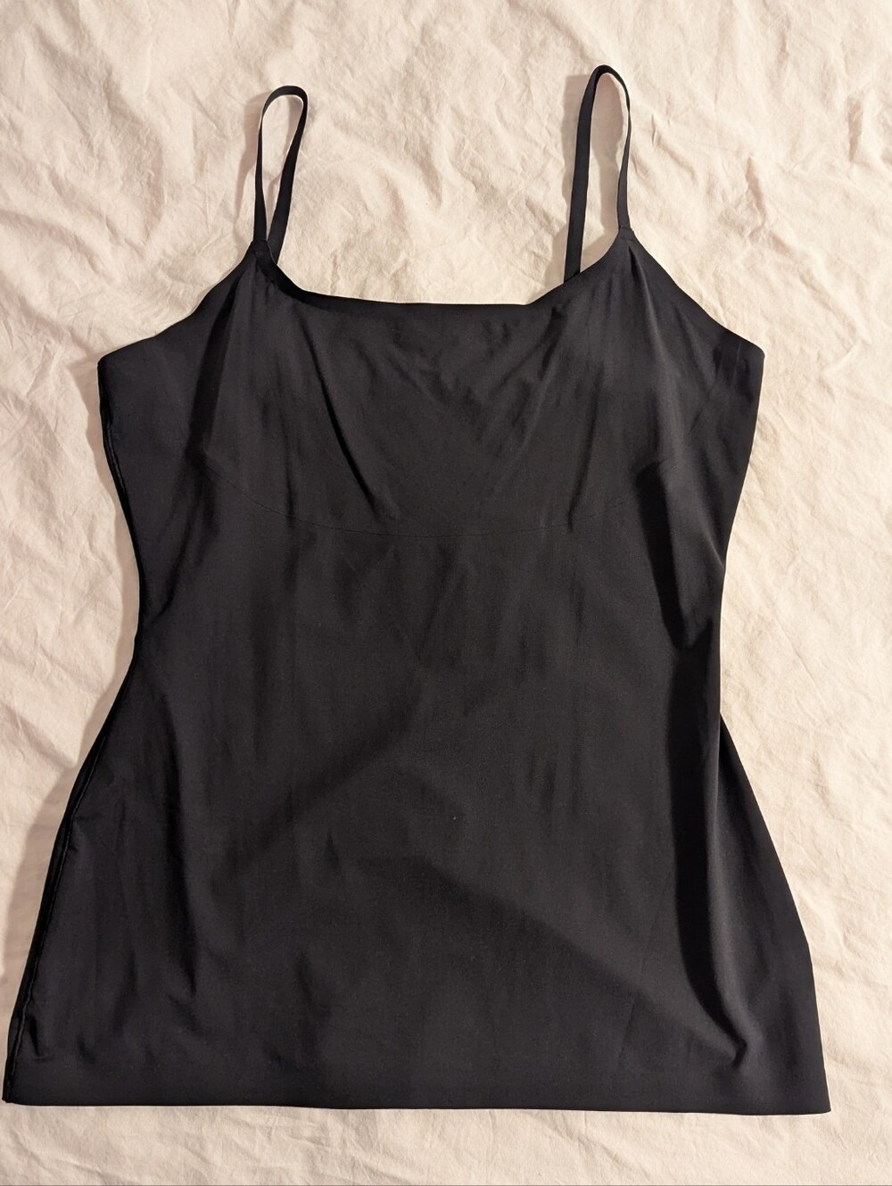 Spanx Tank Top  Thinstincts Shapewear Black Camisole 10013R Slimming Nwot